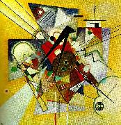 Wassily Kandinsky gult ackompanjemang oil on canvas